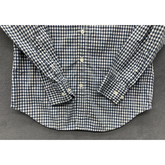 Banana Republic Button Down Shirt Mens Size Small Slim Fit Teal Long Sleeve 2015 - Picture 11 of 16